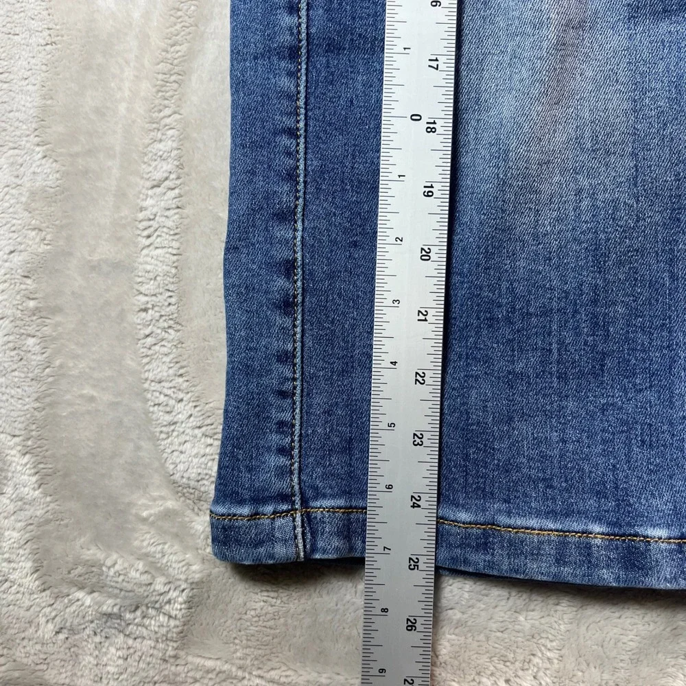 NWT Risen Women's Small Midi Skirt Dark Denim Cargo High‎ Waist RDS6161